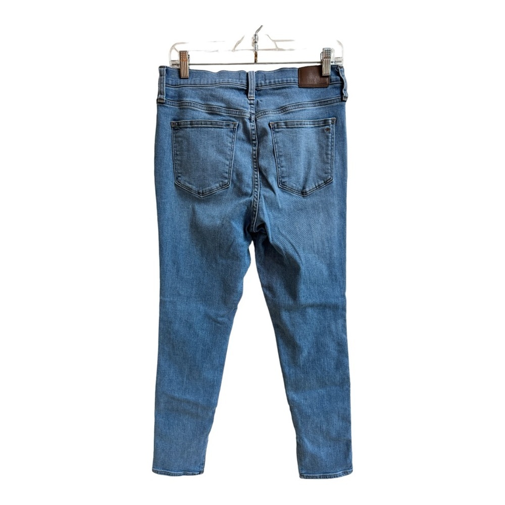 Madewell 10 Inch High Rise Roadtripper Skinny Slit Hem Womens Size 29 Blue - Picture 3 of 16